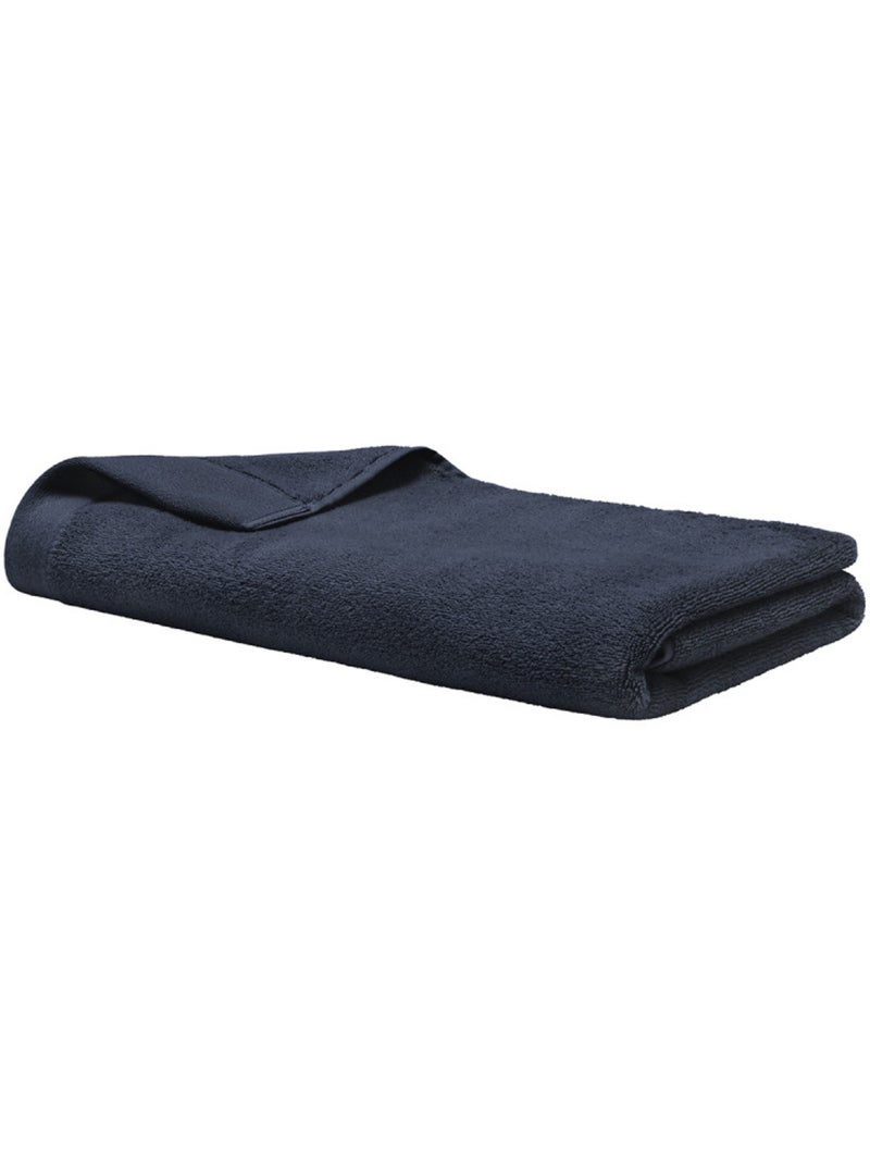 Drap de douche - coton pur - 100% coton Bleu foncé - Kiabi