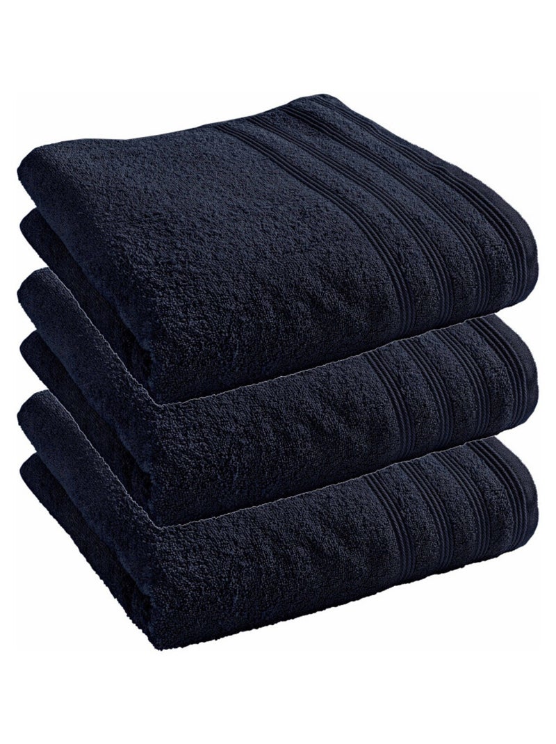 Drap de douche - Coton Pur - 100% Coton Bleu - Kiabi