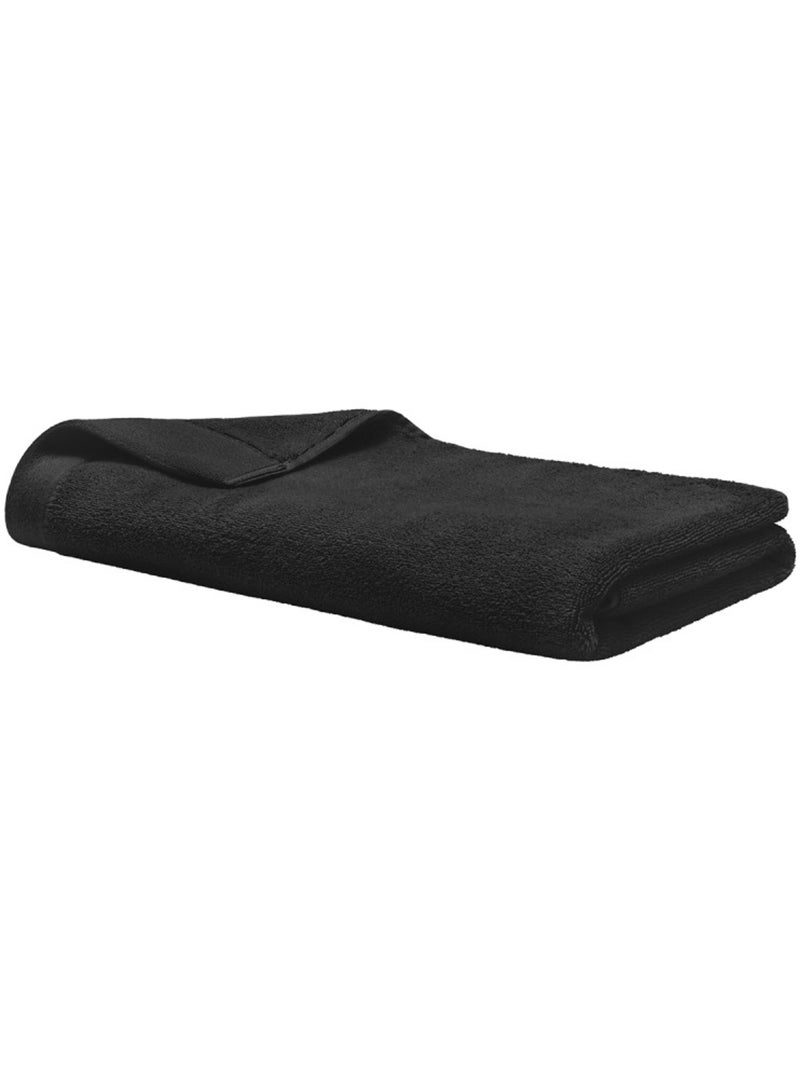 Drap de douche - coton pur - 100% coton Marron foncé - Kiabi