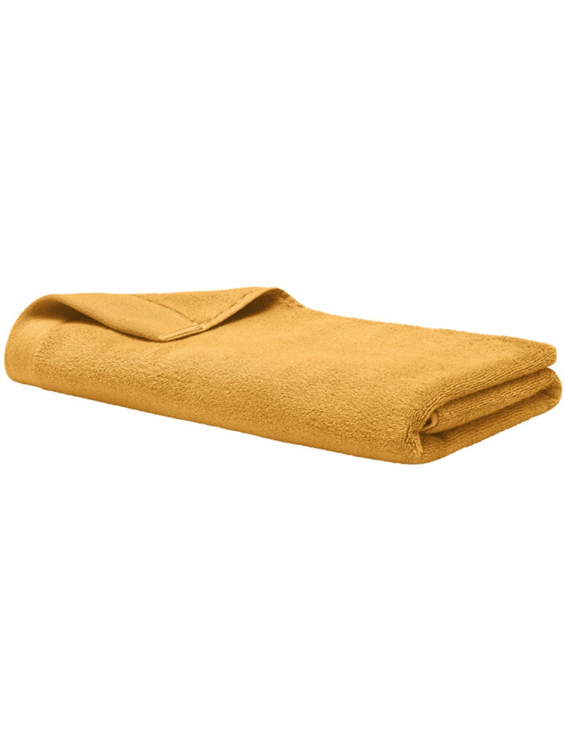 Drap de douche - coton pur - 100% coton Ocre - Kiabi