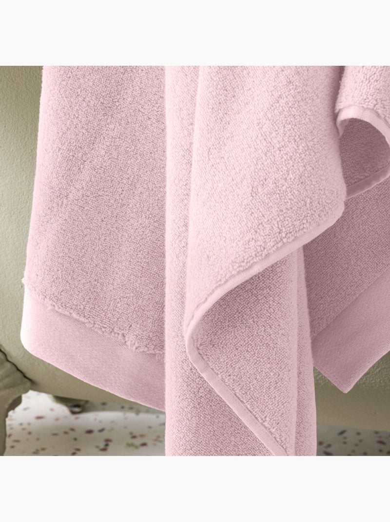 Drap de douche - coton pur - 100% coton Rose clair - Kiabi