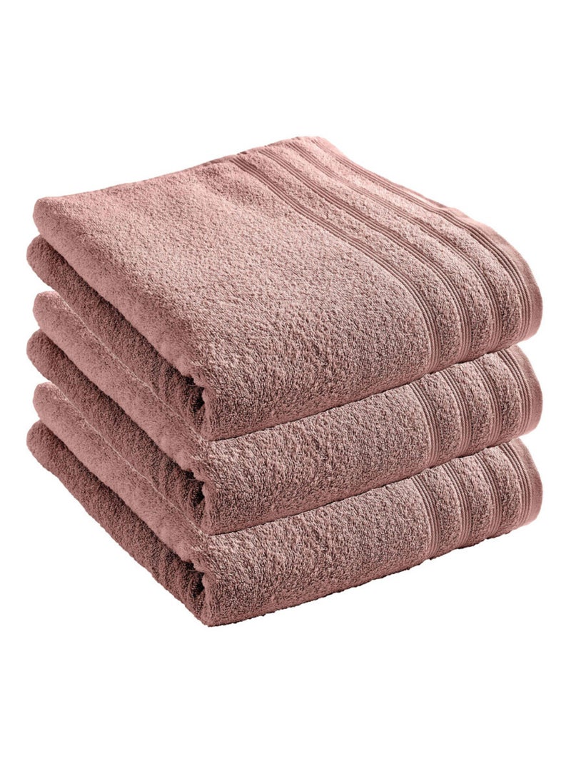 Drap de douche - Coton Pur - 100% Coton Rose - Kiabi