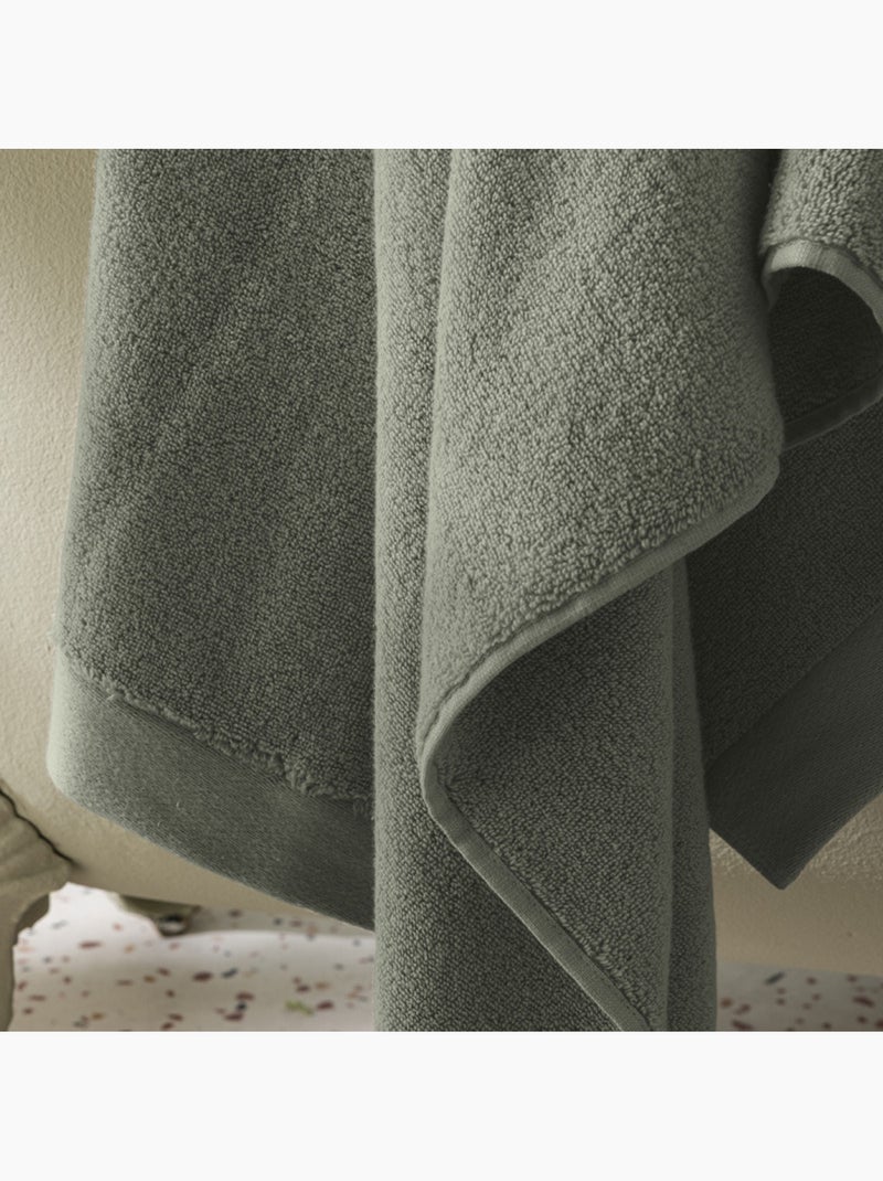 Drap de douche - coton pur - 100% coton Vert - Kiabi