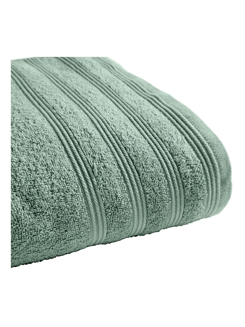 Drap de douche - Coton Pur - 100% Coton Vert menthe - Kiabi