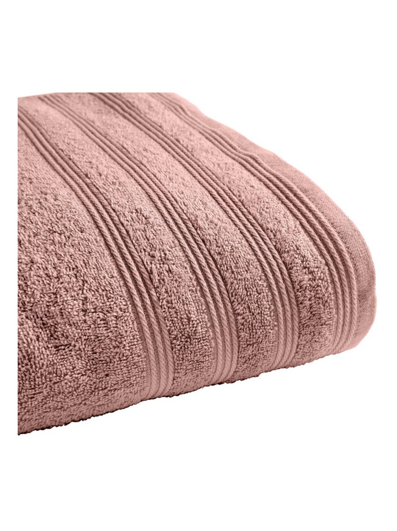 Drap de douche - Coton Pur - 100% Coton Vieux rose - Kiabi