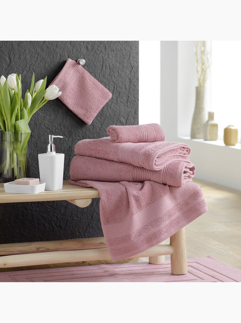 Drap de Douche - Éponge Unie Tendresse 600g/m² Bois de rose - Kiabi