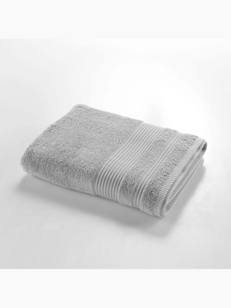 Drap de Douche - Éponge Unie Tendresse 600g/m² Gris perle - Kiabi