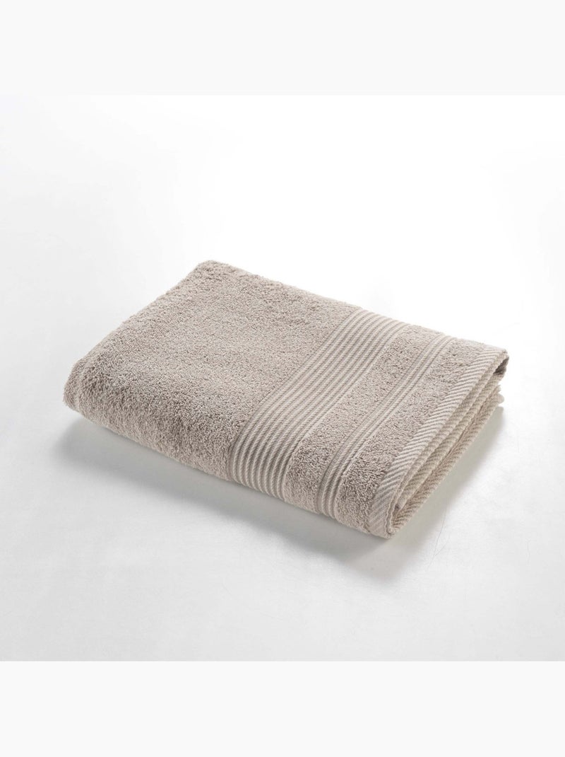 Drap de Douche - Éponge Unie Tendresse 600g/m² Taupe - Kiabi