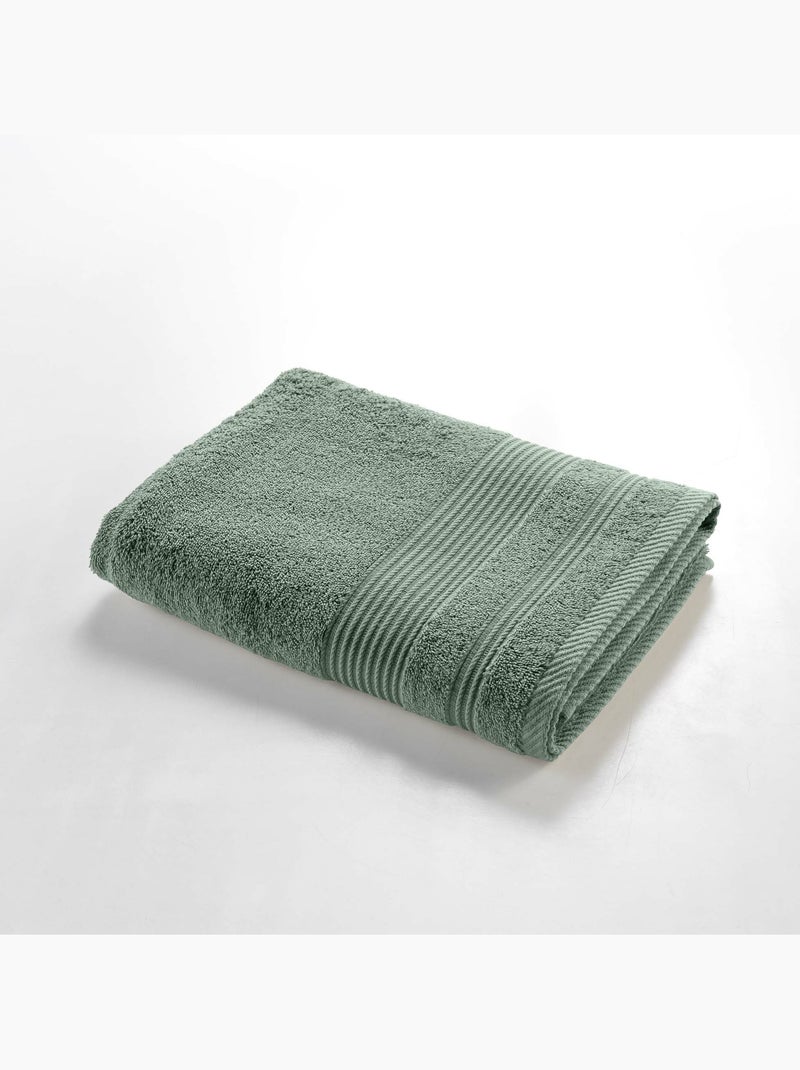 Drap de Douche - Éponge Unie Tendresse 600g/m² Vert cèdre - Kiabi