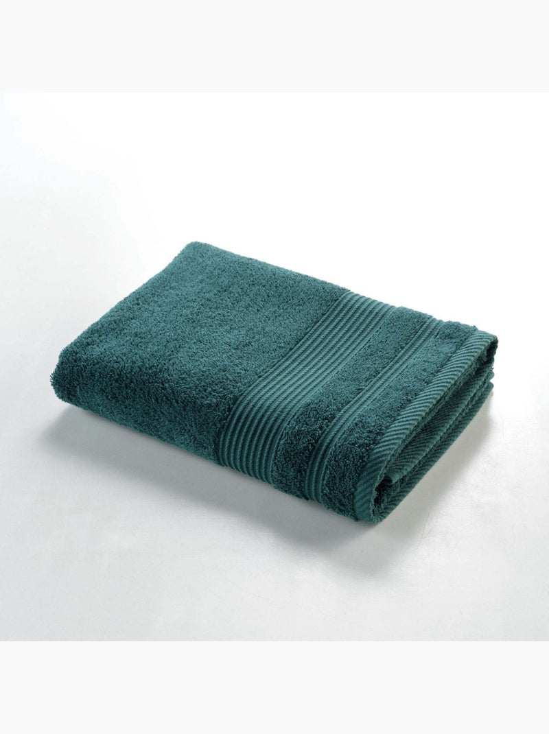 Drap de Douche - Éponge Unie Tendresse 600g/m² Vert émeraude - Kiabi