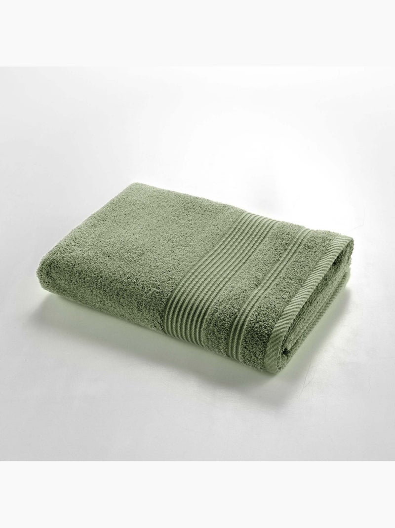Drap de Douche - Éponge Unie Tendresse 600g/m² Vert Fougère - Kiabi