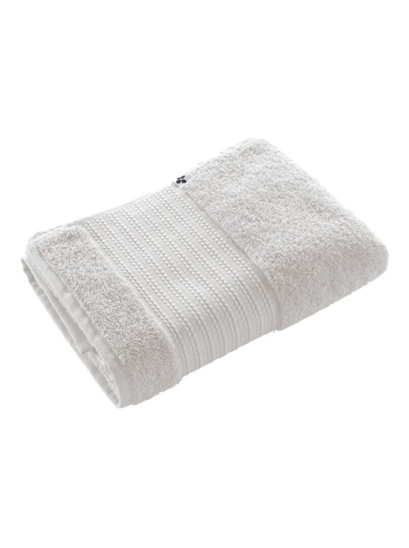Drap de douche - L'effet papillon - 100% Coton Bio Blanc Perlé - Kiabi
