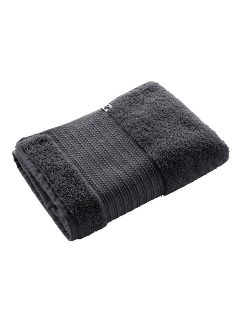 Drap de douche - L'effet papillon - 100% Coton Bio Bleu ardoise - Kiabi