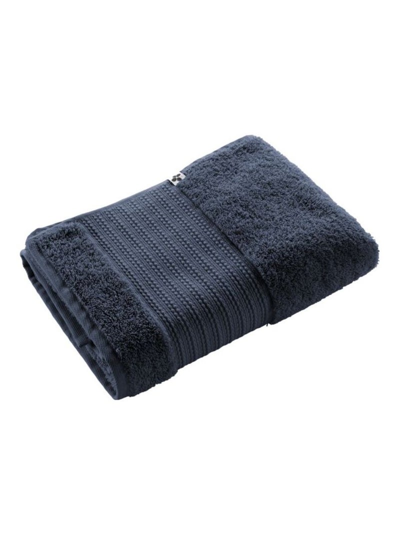 Drap de douche - L'effet papillon - 100% Coton Bio Bleu nuit - Kiabi