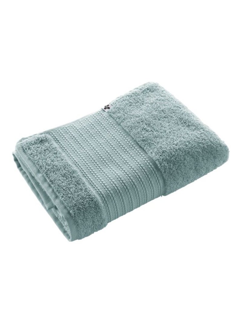Drap de douche - L'effet papillon - 100% Coton Bio Bleu polaire - Kiabi