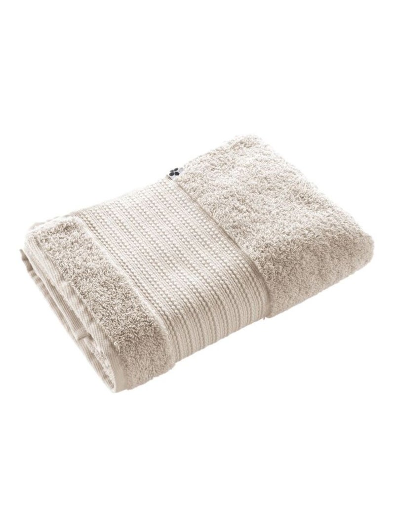 Drap de douche - L'effet papillon - 100% Coton Bio Gris taupe - Kiabi