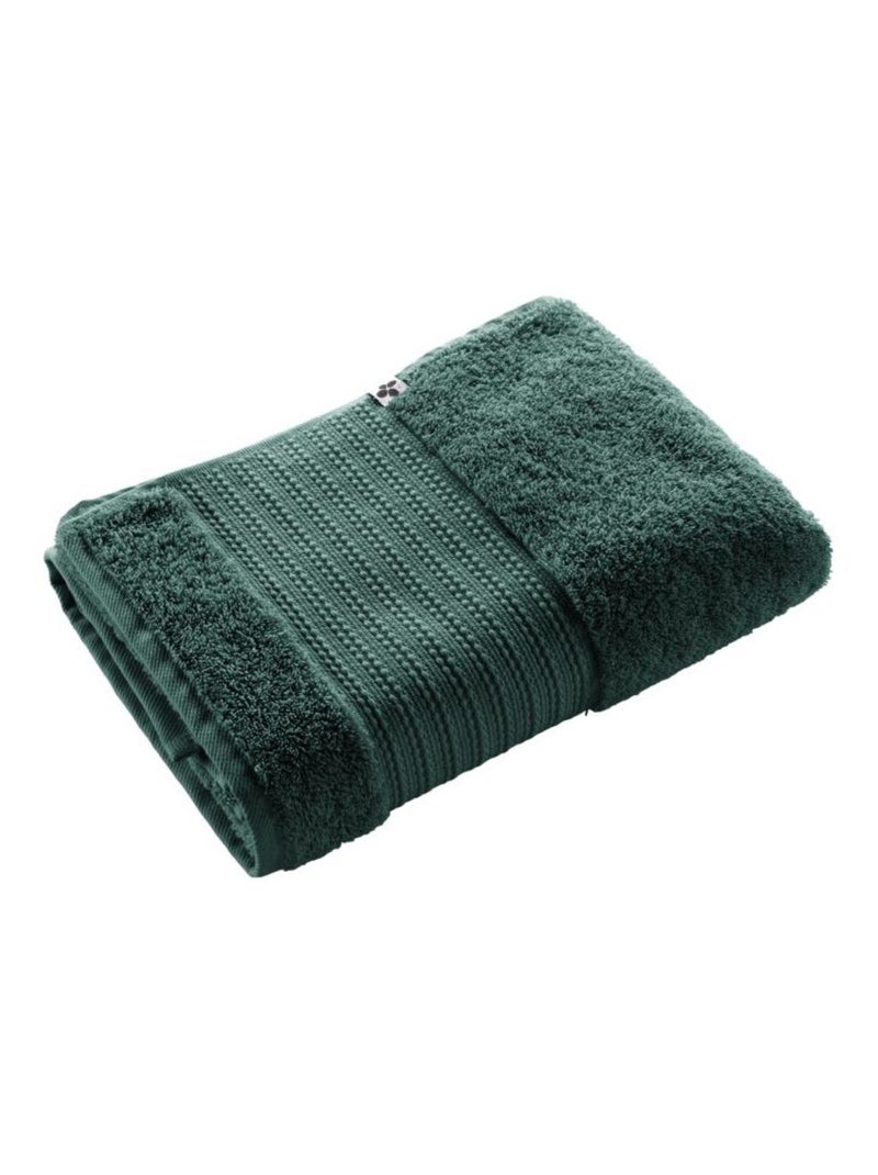 Drap de douche - L'effet papillon - 100% Coton Bio Vert émeraude - Kiabi