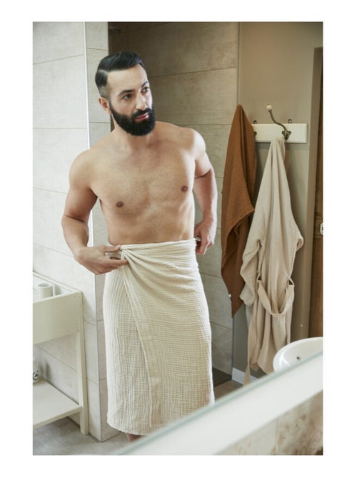 Drap de douche - L'effet papillon - Coton - Kiabi Drap de douche - L'effet papillon - Coton - Kiabi