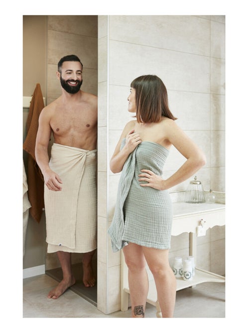 Drap de douche - L'effet papillon - Coton - Kiabi Drap de douche - L'effet papillon - Coton - Kiabi