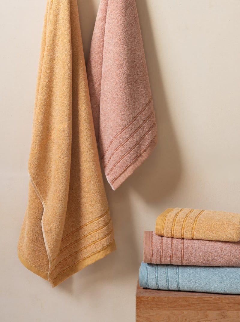 Drap de douche 100% coton VIVID Vert foncé - Kiabi