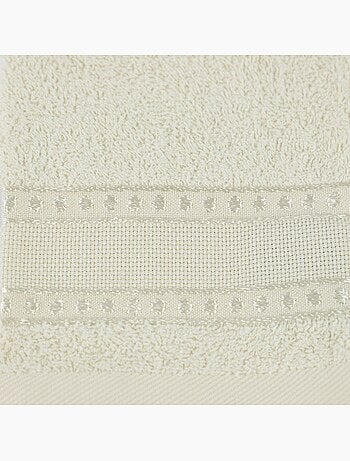 Drap de douche à broder éponge toile Aïda
