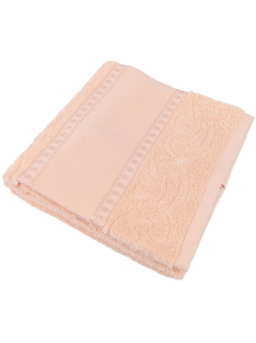 Drap de douche à broder éponge toile Aïda - Kiabi