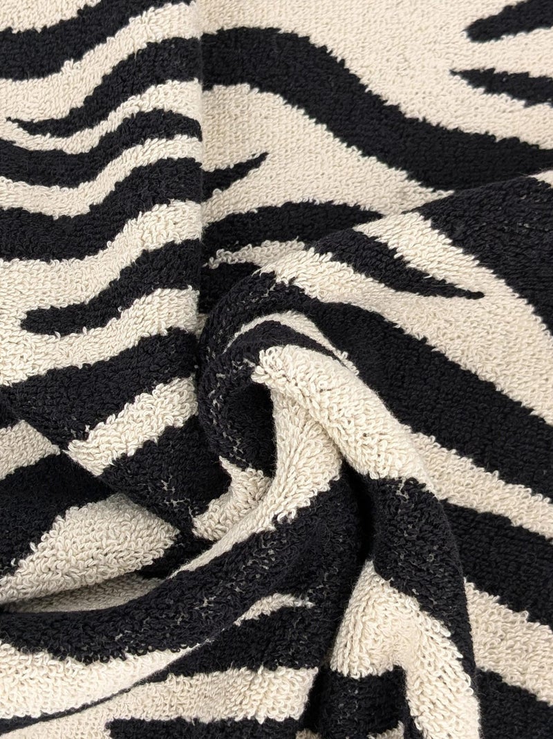 Drap de douche absorbant coton ZEBRA Zèbre Beige - Kiabi