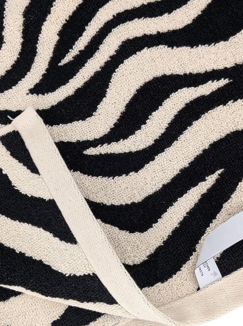 Drap de douche absorbant coton ZEBRA Zèbre - Kiabi