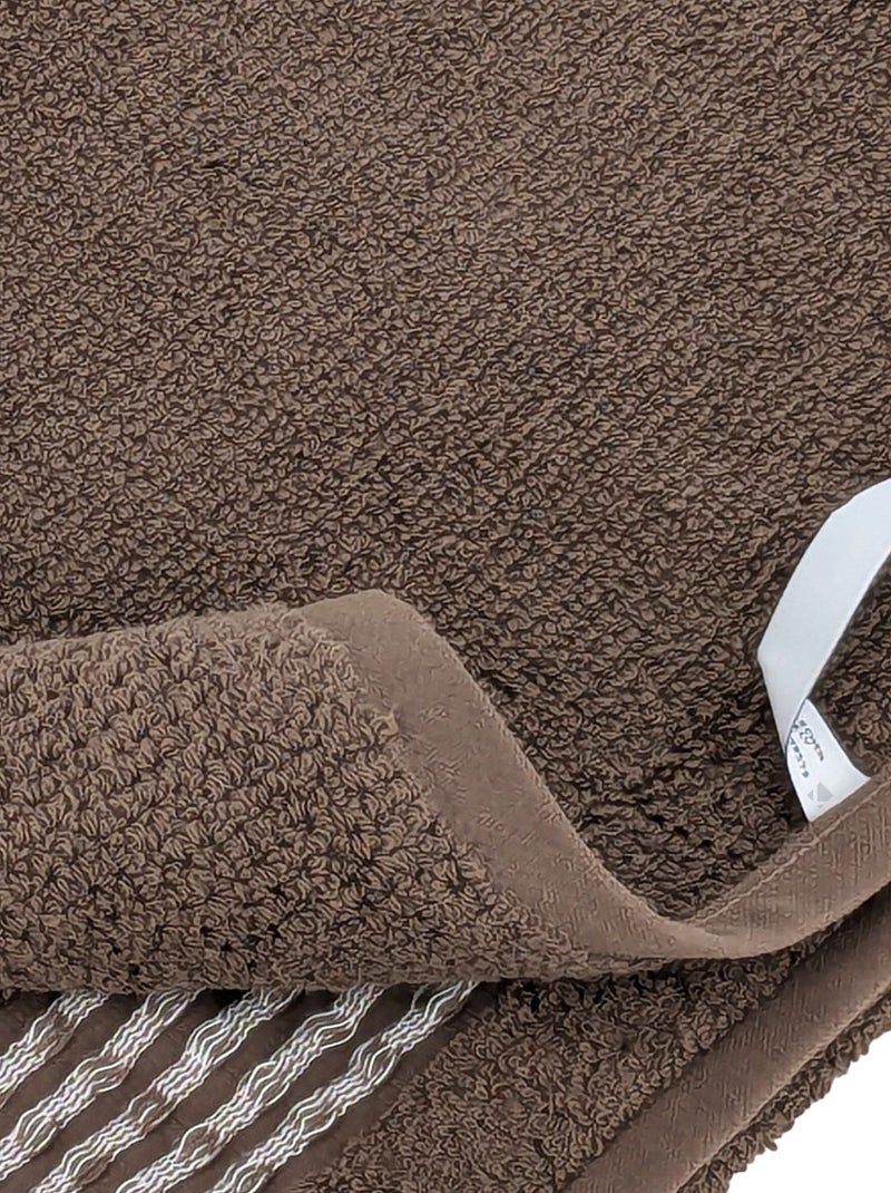 Drap de douche collection INTENSE Marron - Kiabi