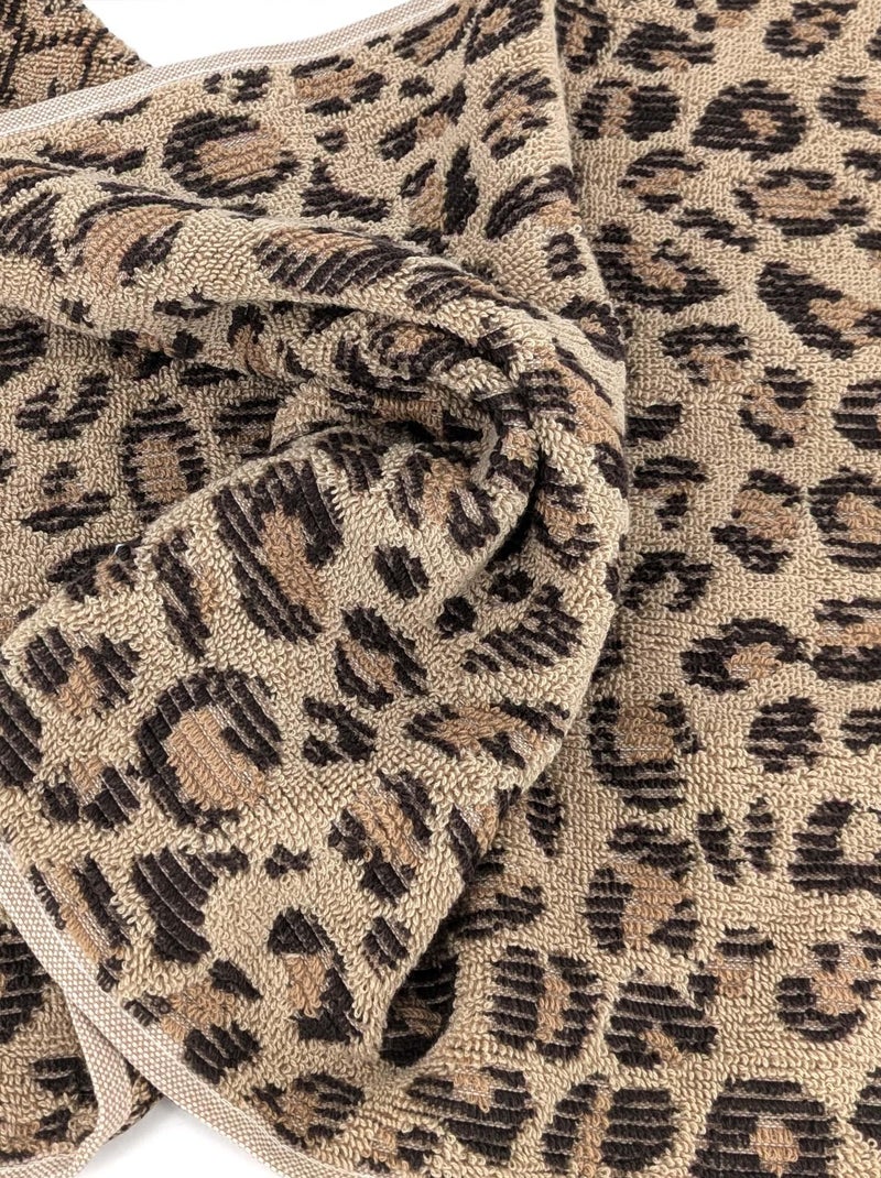 Drap de douche collection LEOPARD Beige - Kiabi