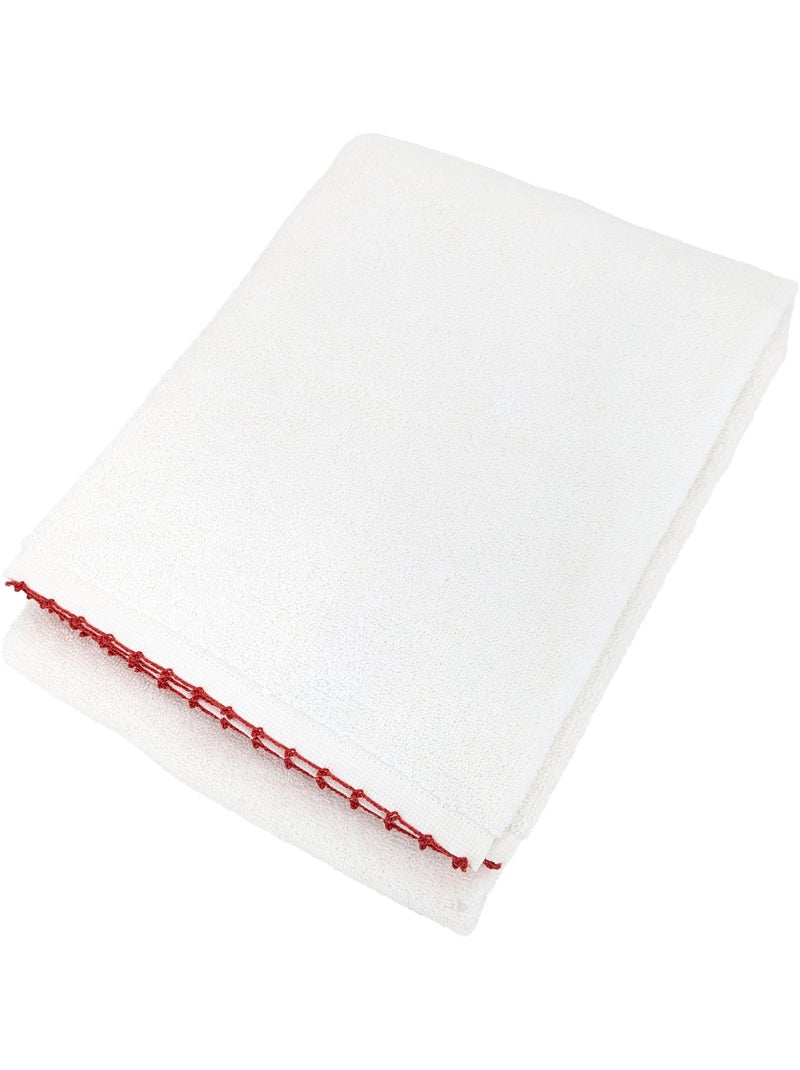 Drap de douche collection ORLA Rose - Kiabi