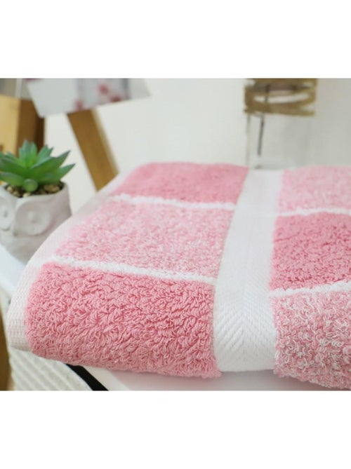 Drap de douche coton bouclette éponge à carreaux CELESTE - Kiabi