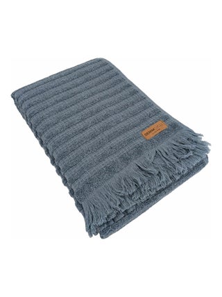 Drap de douche coton collection DENIM A rayures