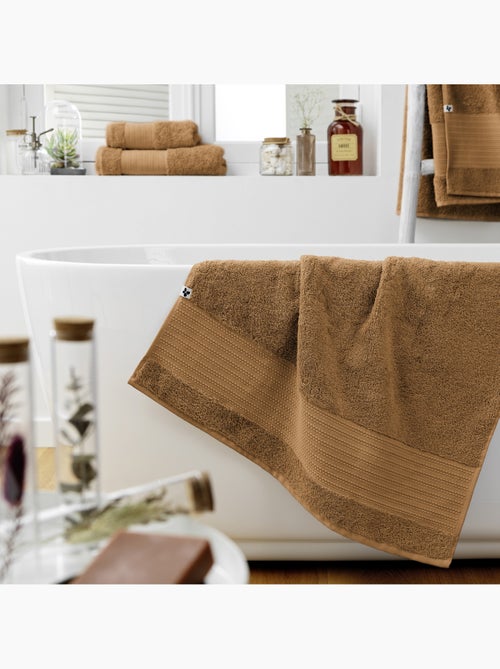 Drap de douche – coton épais 600 g/m² – garance argile - Kiabi Drap de douche – coton épais 600 g/m² – garance argile - Kiabi