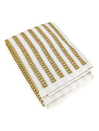 Drap de douche coton SANTORINI A rayures