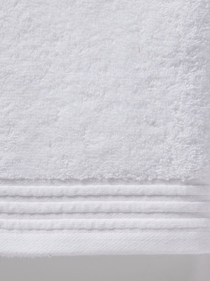 Drap de douche coton uni BATHROOM Blanc - Kiabi