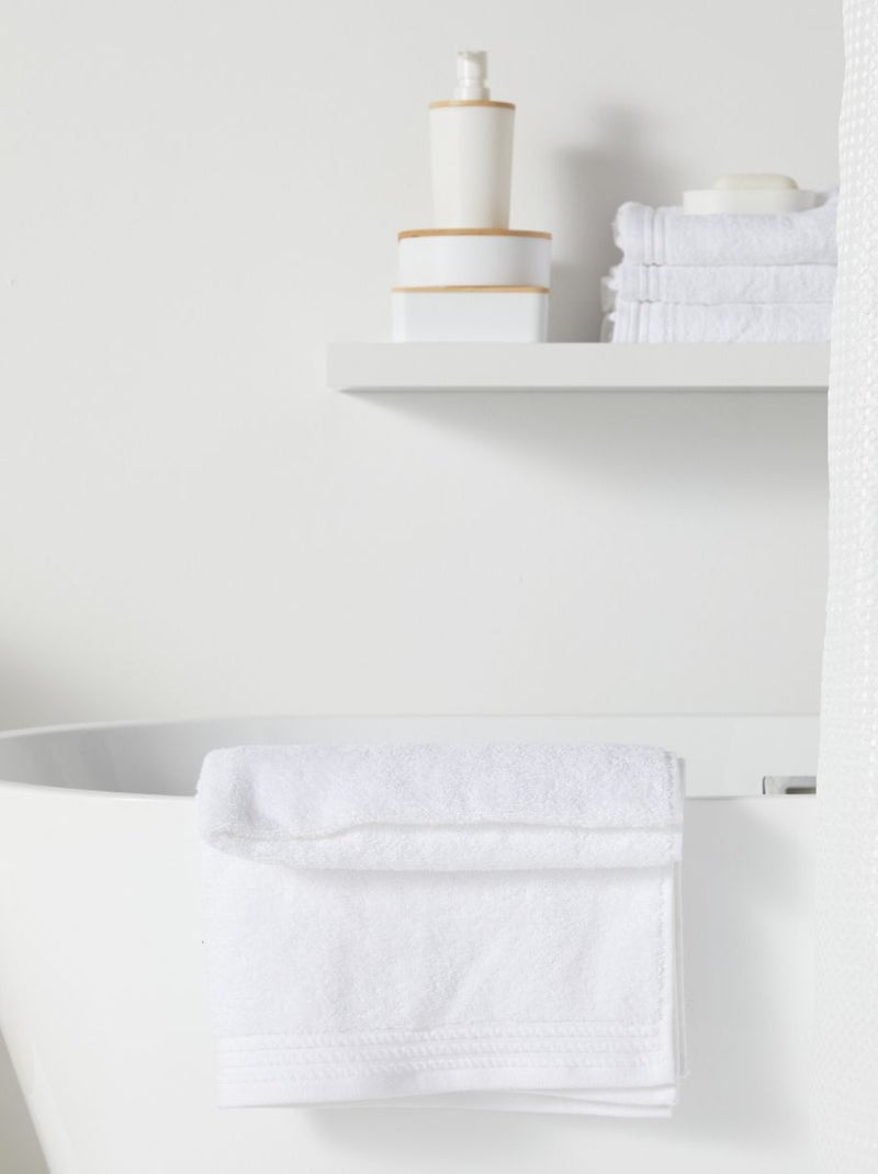 Drap de douche coton uni BATHROOM Blanc - Kiabi