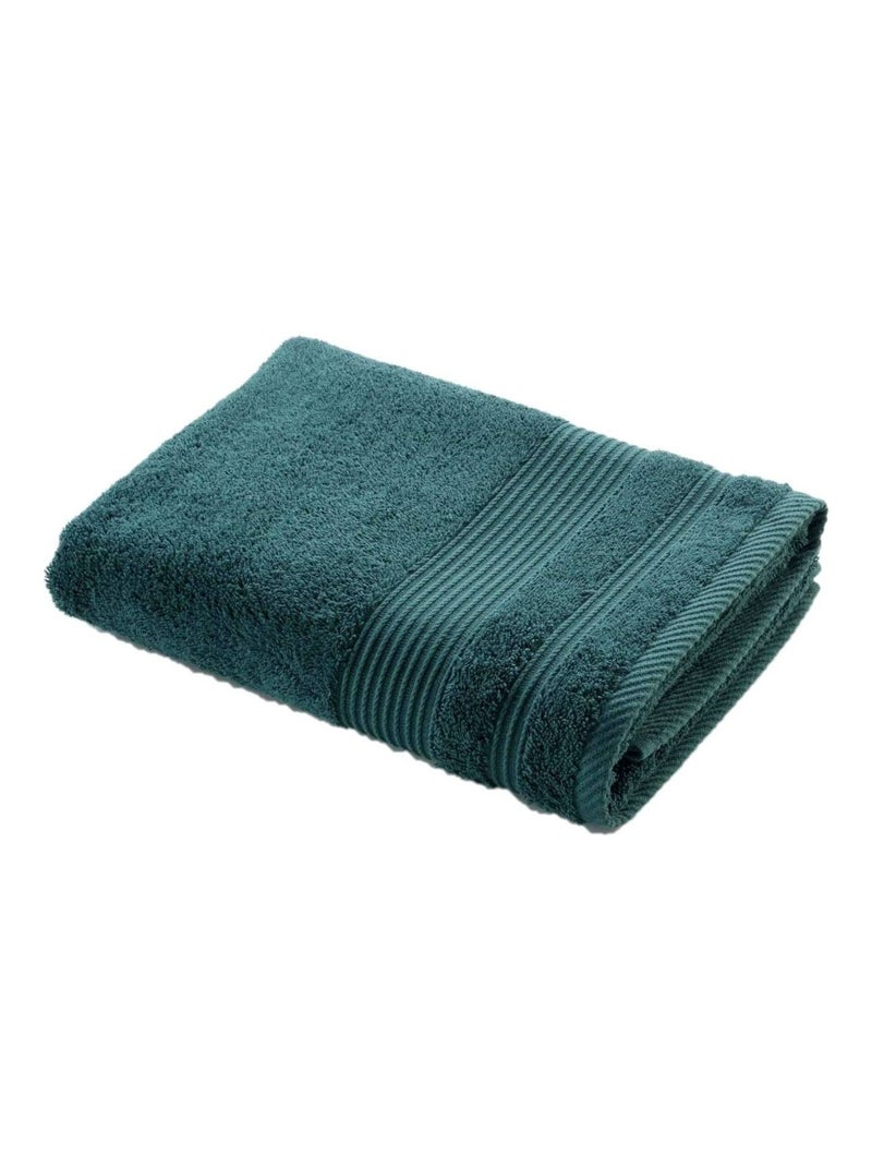 Drap de douche DAYTA - Eponge unie Vert émeraude - Kiabi