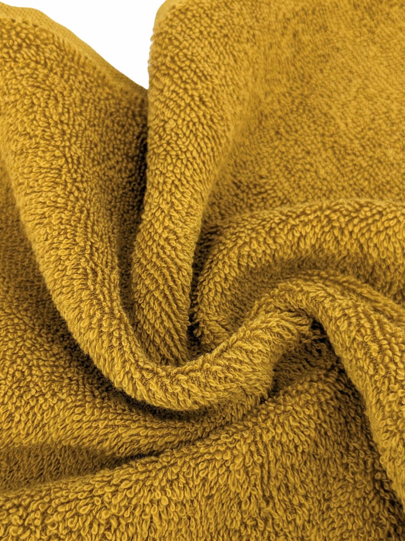 Drap de douche EFFICIENCE PURE Jaune foncé - Kiabi