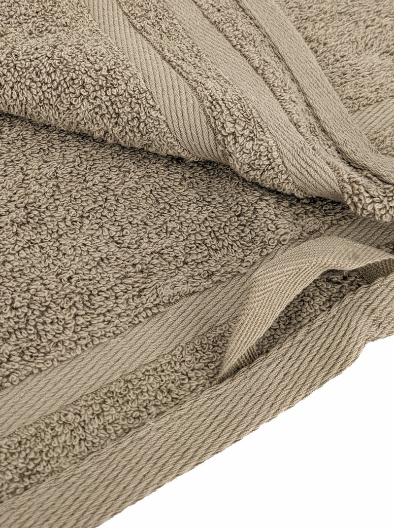 Drap de douche EFFICIENCE PURE Marron clair - Kiabi