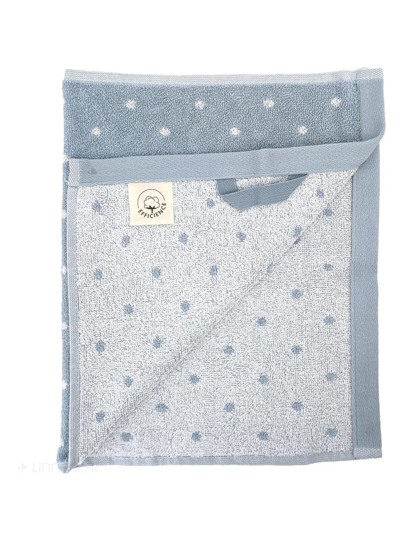 Drap de douche EFFICIENT DOTS Bleu clair - Kiabi