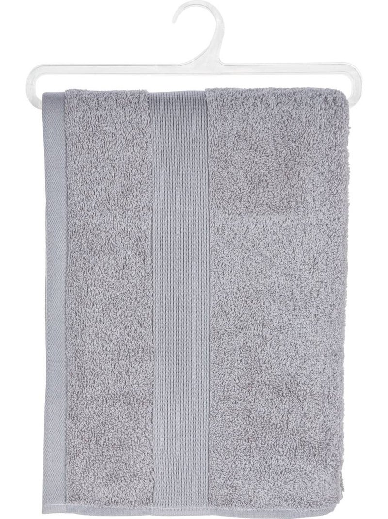Drap de douche en coton ESSENTIEL Gris clair - Kiabi