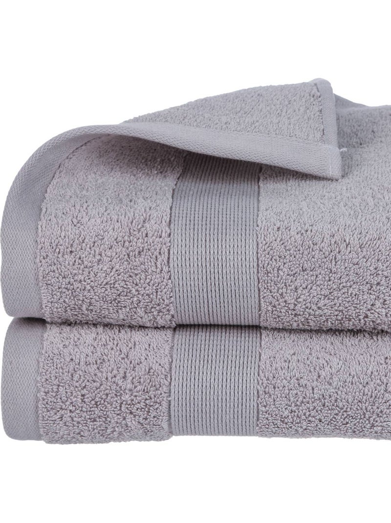 Drap de douche en coton ESSENTIEL Gris clair - Kiabi