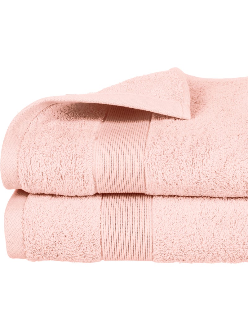 Drap de douche en coton ESSENTIEL Rose clair - Kiabi