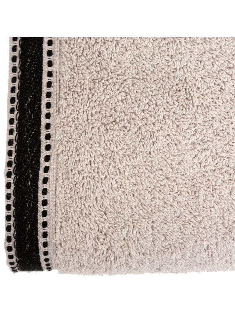 Drap de douche en coton JOIA Argent - Kiabi