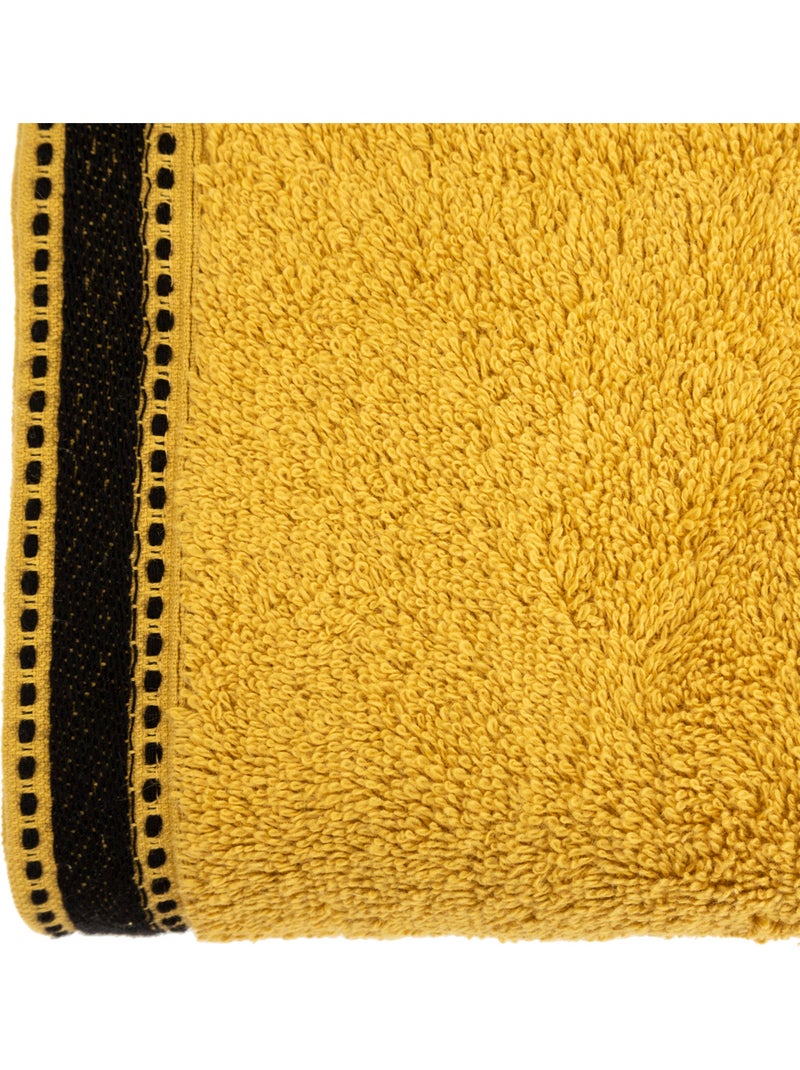 Drap de douche en coton JOIA Moutarde - Kiabi