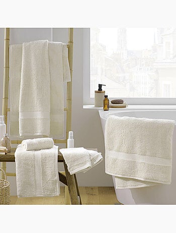 Drap de douche éponge unie elegance