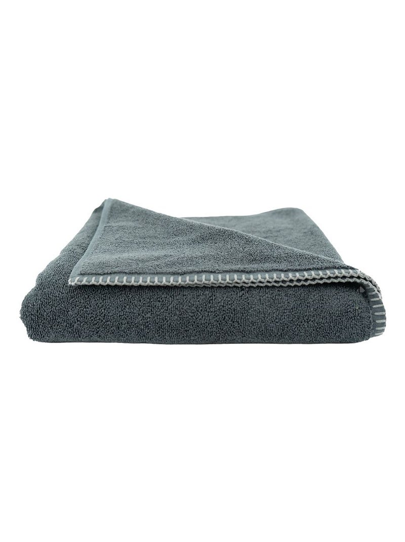 Drap de douche FJORD coton Gris foncé - Kiabi