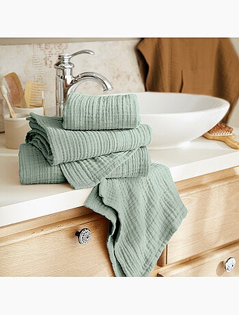Drap de douche gaïa – quadruple gaze de coton - gaïa