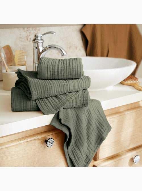 Drap de douche gaïa – quadruple gaze de coton - gaïa - Kiabi Drap de douche gaïa – quadruple gaze de coton - gaïa - Kiabi